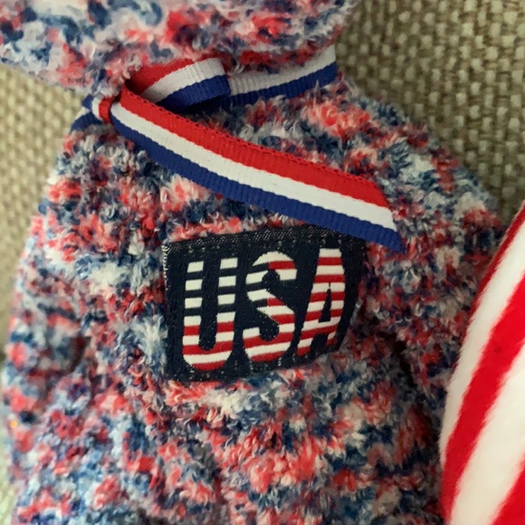 Vintage Ty Original Beanie Babies Lot of Patriotic Bears - Picture 15 of 16